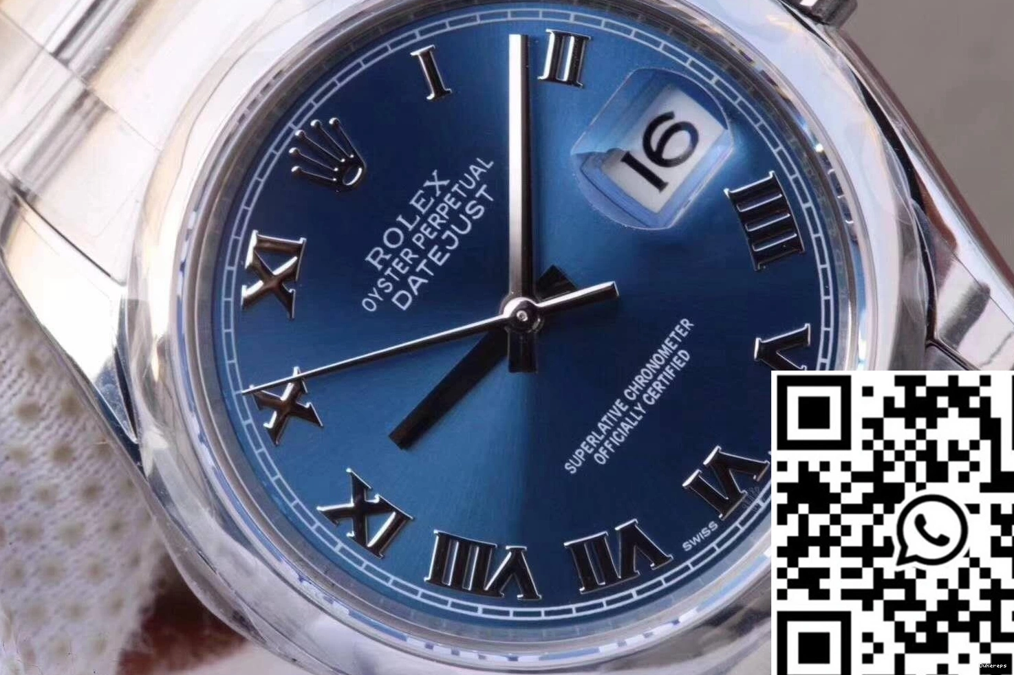 36MM Datejust Rolex Blue 655 Dial Affordable II 116334 AR Factory 0719